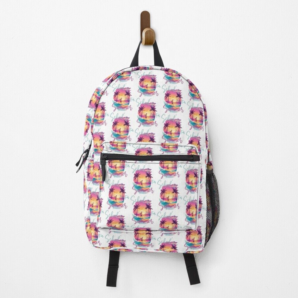 Cute Retro Last Day Of School Schools Out For Summer Teacher Backpack PBP1012