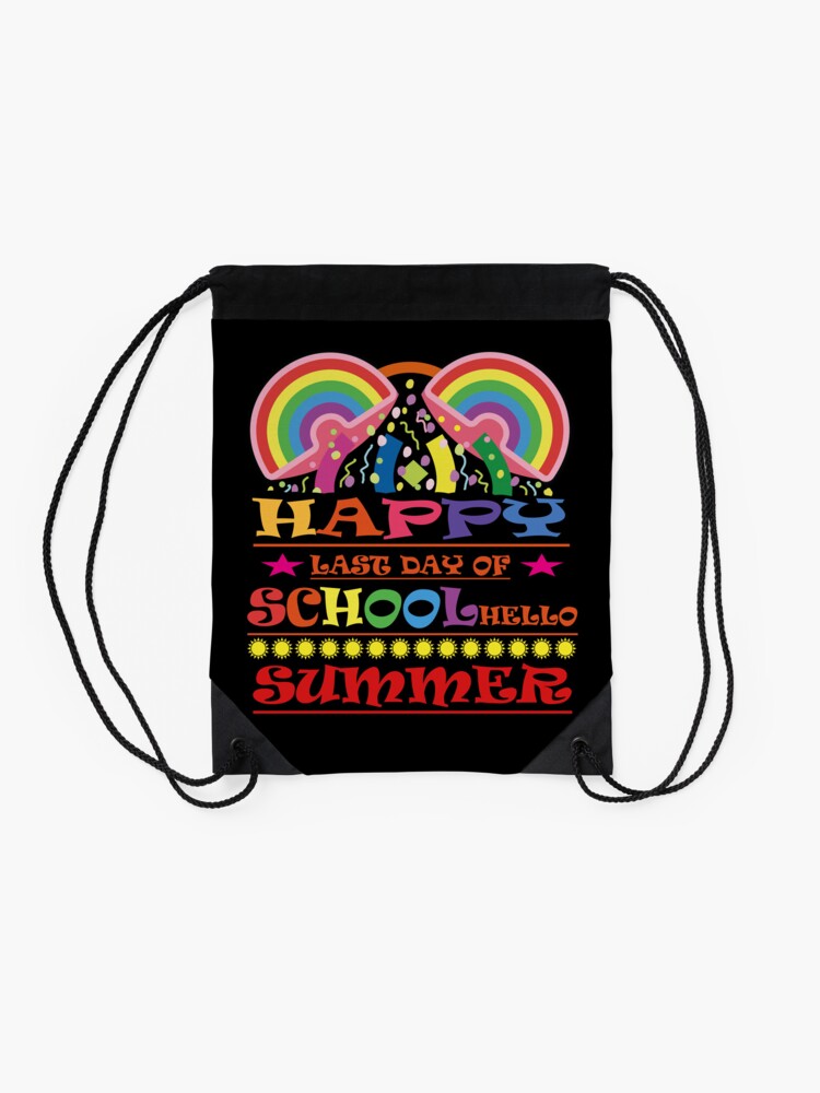 Cute-Retro-Last-Day-Of-School-Schools-Out-For-Summer-Teacher-Drawstring-Bag-DSB1066-2 Cute Retro Last Day Of School Schools Out For Summer Teacher Drawstring Bag DSB1066 2