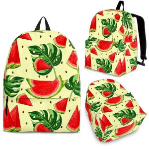 Cute Tropical Watermelon Pattern Print Back To School Backpack BP271
