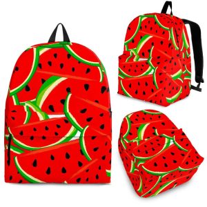 Cute Watermelon Pieces Pattern Print Back To School Backpack BP132