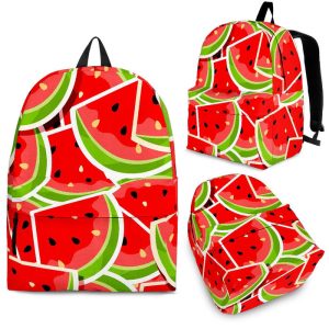 Cute Watermelon Slices Pattern Print Back To School Backpack BP269