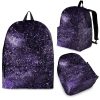 Dark Purple Cosmos Galaxy Space Print Back To School Backpack BP130