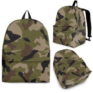 Desert Green Camouflage Print Back To School Backpack BP371