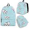 Doodle Cow Pattern Print Back To School Backpack BP341