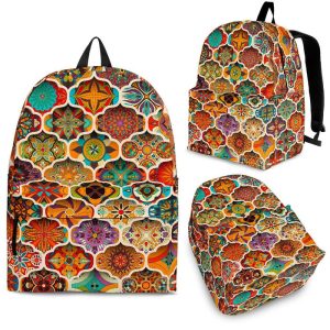 Ethnic Mandala Bohemian Pattern Print Back To School Backpack BP240