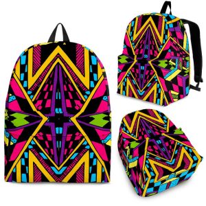 Ethnic Psychedelic Trippy Print Back To School Backpack BP128