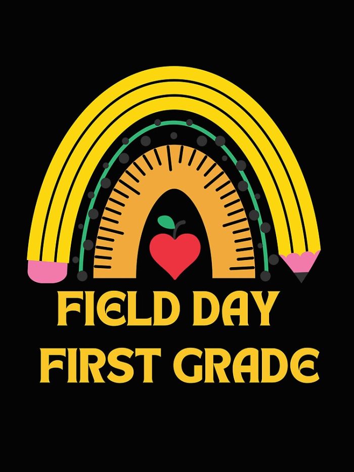 Field Day 2023 First Grade School Teacher Last Day Of School Drawstring Bag DSB1405 1