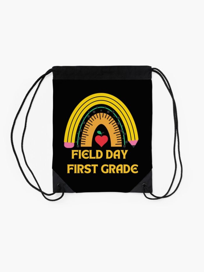 Field Day 2023 First Grade School Teacher Last Day Of School Drawstring Bag DSB1405 2