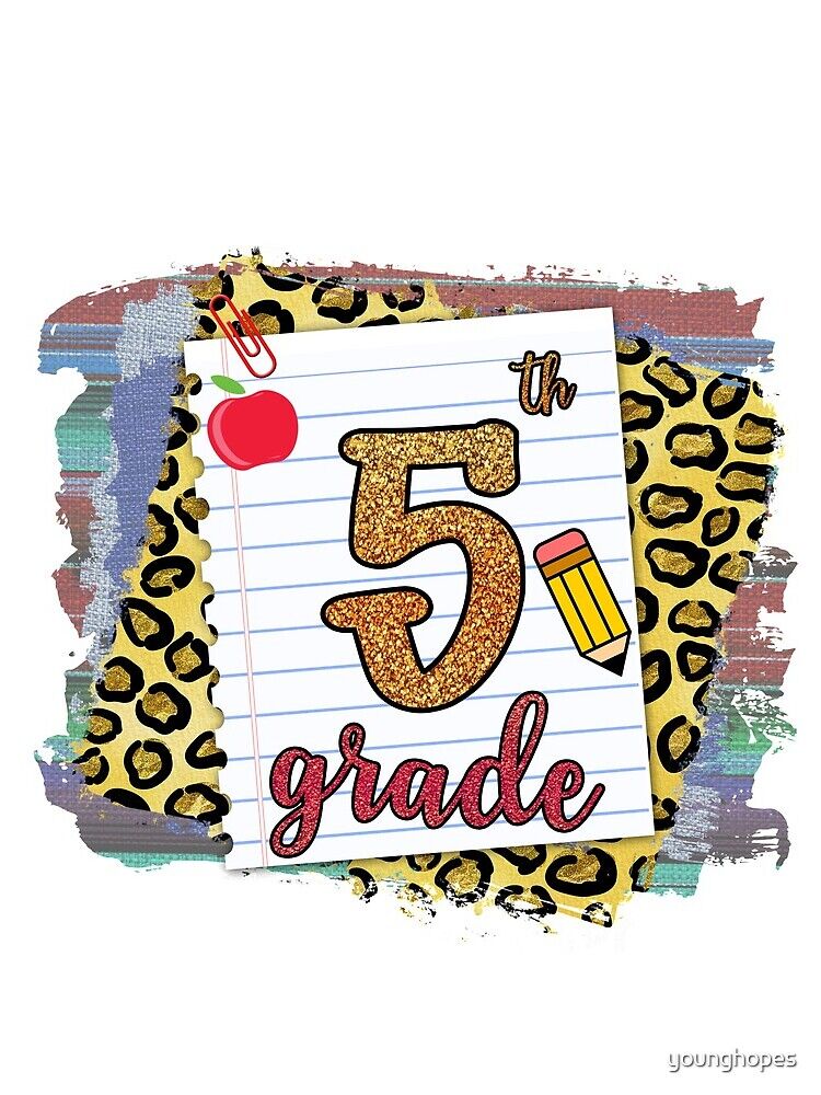 Fifth Grade Happy First Day Of School Back To School Drawstring Bag DSB109 1