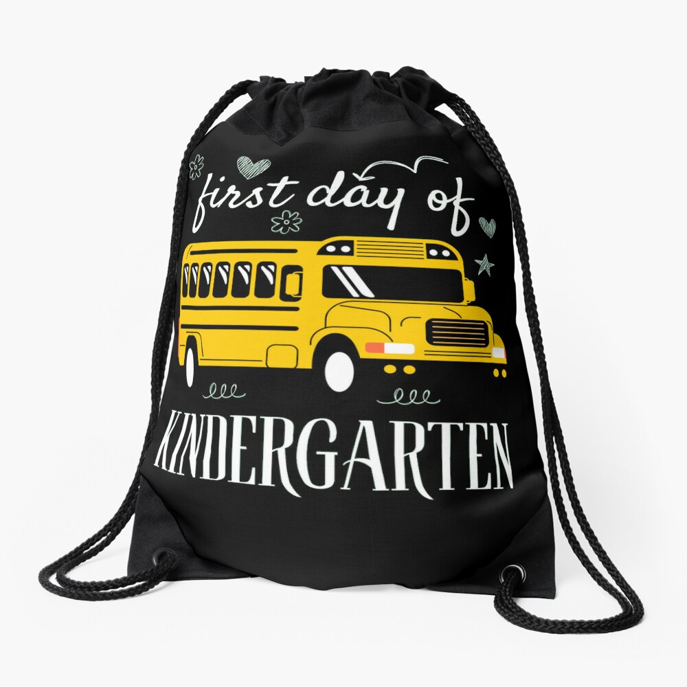 First Day Of Kindergarten Drawstring Bag DSB670