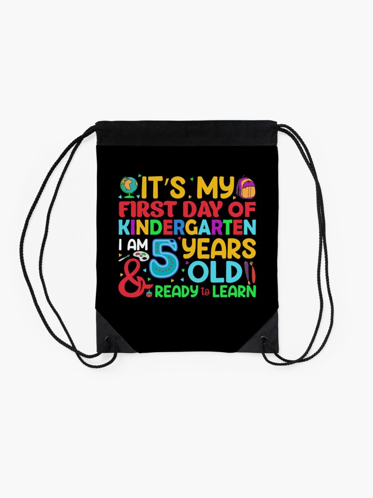 First-Day-Of-Kindergarten-Drawstring-Bag-DSB800-2 First Day Of Kindergarten Drawstring Bag DSB800 2