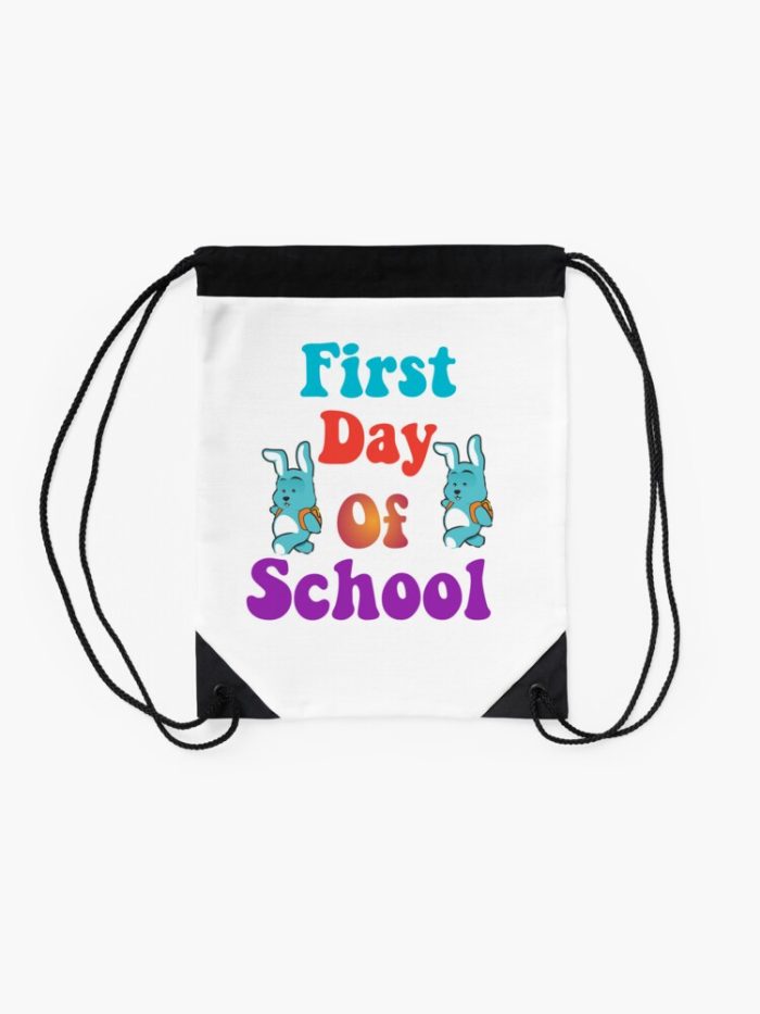 First Day Of School 2023 First Day Of School 2023 Drawstring Bag DSB193 2