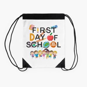 First Day Of School Back To School Drawstring Bag DSB019 2