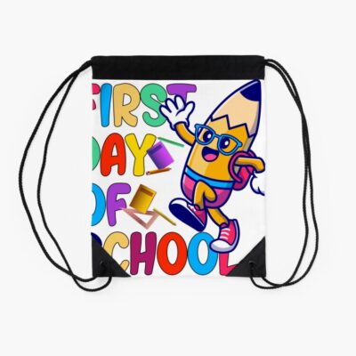 First Day Of School Back To School Drawstring Bag DSB1335 2