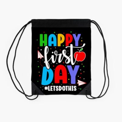First Day Of School Back To School Gift Students Boys Girls Drawstring Bag DSB610 2 First Day Of School Back To School Gift Students Boys Girls Drawstring Bag DSB610 2