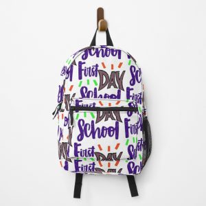 First Day Of School Back To School Version 1 Backpack PBP413