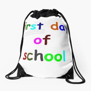 First Day Of School Drawstring Bag DSB001
