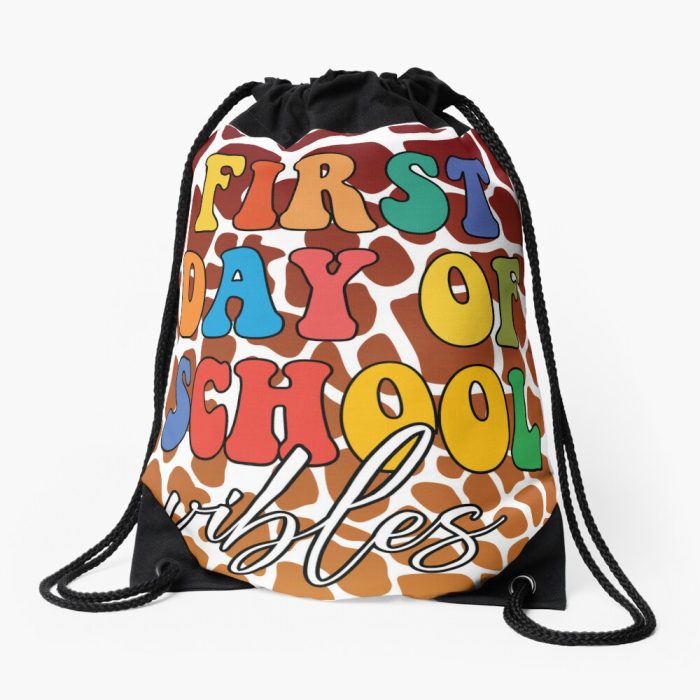 First Day Of School Education Drawstring Bag DSB1470