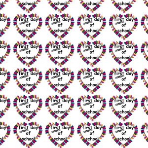 First Day Of School Heart Backpack PBP491 1 First Day Of School Heart Backpack PBP491 1