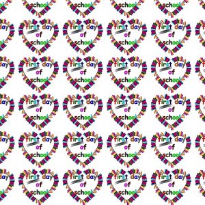 First Day Of School Heart Backpack PBP518 1 First Day Of School Heart Backpack PBP518 1