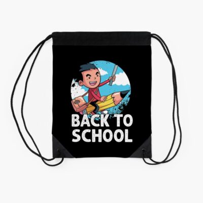 First Day Of School Schooling Kids Education Back To School Drawstring Bag DSB895 2