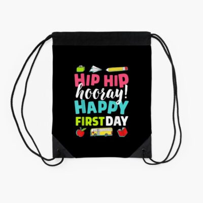 First Day Of School Teacher Child Back To School Drawstring Bag DSB064 2 First Day Of School Teacher Child Back To School Drawstring Bag DSB064 2