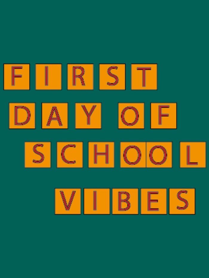 First Day Of School Vibes Drawstring Bag DSB350 1