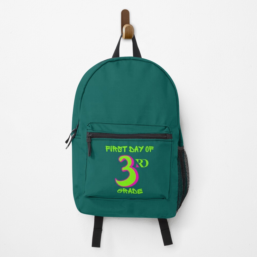 First Day Of School Vibes Teacher Student Funny Back To School Gift Idea Backpack PBP1023