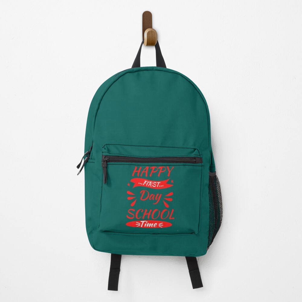 First Day Of School Vibes Teacher Student Funny Back To School Gift Idea Backpack PBP967