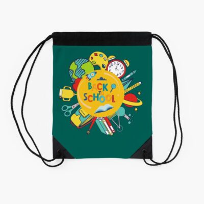 First Day Of School Vibes Teacher Student Funny Back To School Gift Idea Drawstring Bag DSB590 2 First Day Of School Vibes Teacher Student Funny Back To School Gift Idea Drawstring Bag DSB590 2