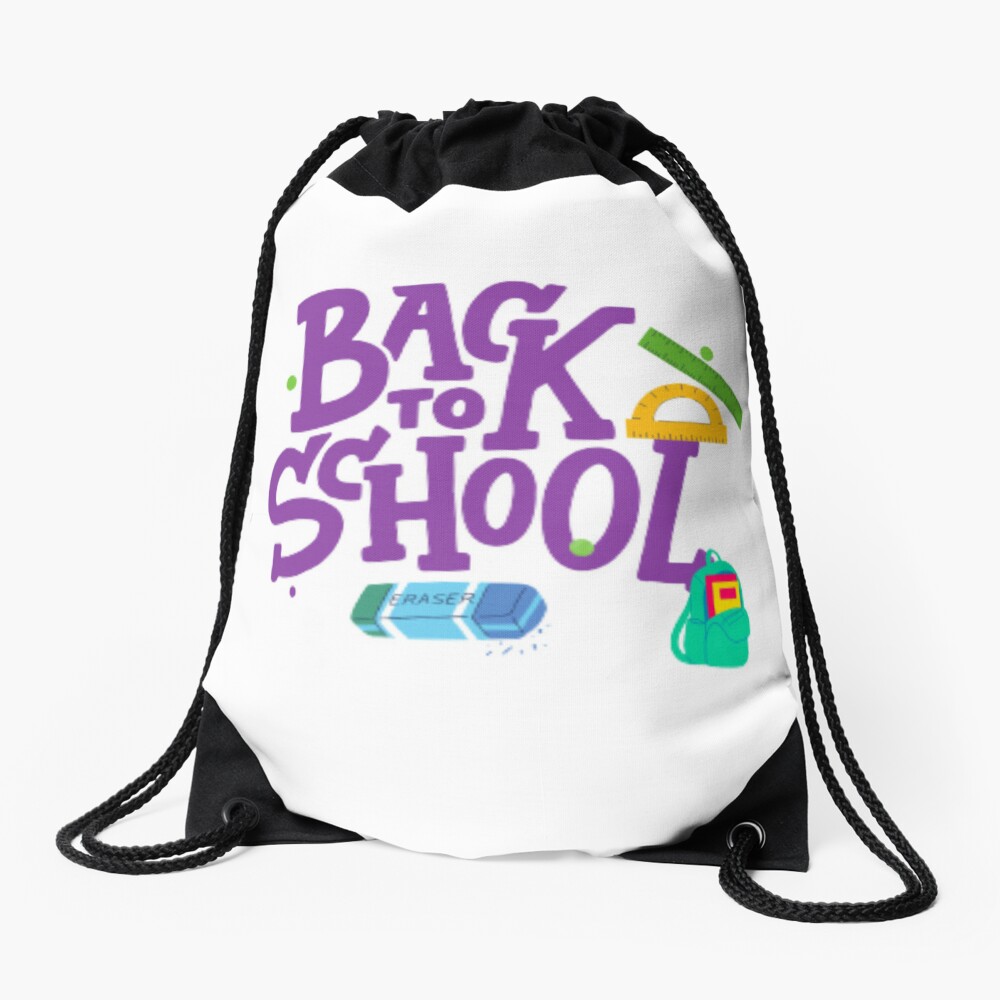 First Day School Happy Vibes School Vibes Teacher Happy First Day Of School School Vibes Happy Students Drawstring Bag DSB712