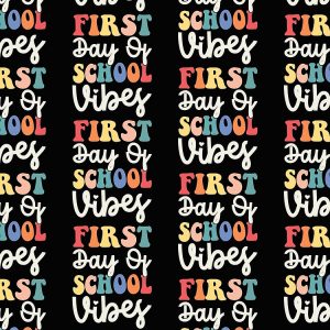 Frist Day Of School Vibes Backpack PBP852 1