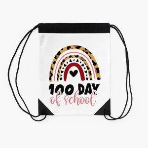 Funny 100 Day Of School Romance Gromes Love For ValentineS Day In February Drawstring Bag DSB892 2