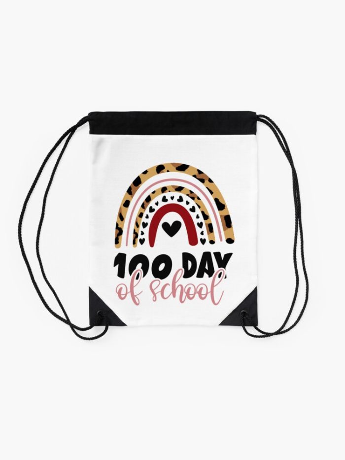 Funny 100 Day Of School Romance Gromes Love For ValentineS Day In February Drawstring Bag DSB892 2