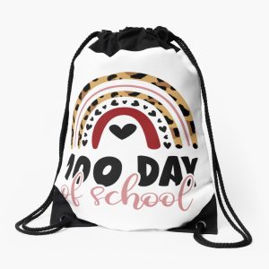 Funny 100 Day Of School Romance Gromes Love For Valentine'S Day In February Drawstring Bag DSB892