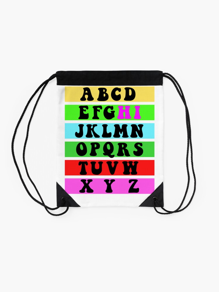 Funny-Back-To-School-Drawstring-Bag-DSB605-2 Funny Back To School Drawstring Bag DSB605 2