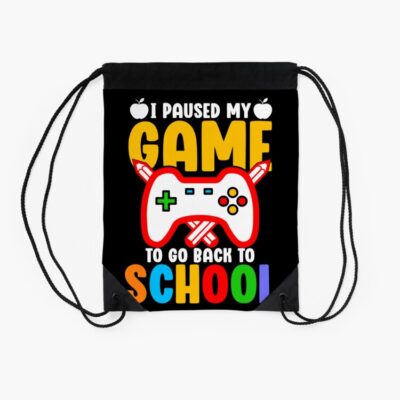 Funny Back To School Gift Gamer Students Boys Girls Drawstring Bag DSB1069 2 Funny Back To School Gift Gamer Students Boys Girls Drawstring Bag DSB1069 2