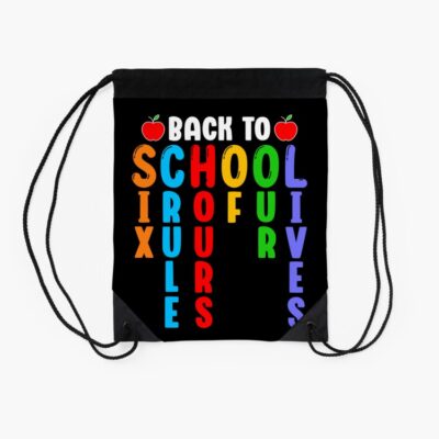 Funny Back To School Gift Students Boys Girls Drawstring Bag DSB1126 2 Funny Back To School Gift Students Boys Girls Drawstring Bag DSB1126 2