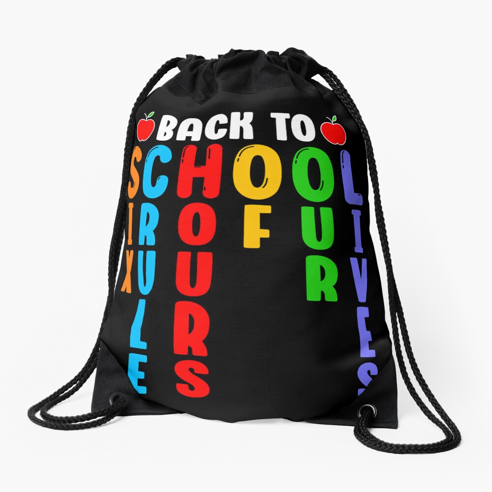 Funny Back To School Gift Students Boys Girls Drawstring Bag DSB1126