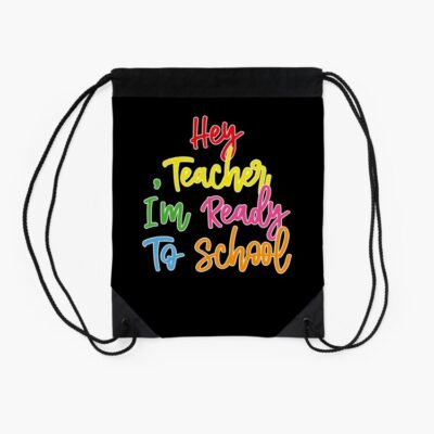 Funny Day Of School First Day Of School Back To School Day Drawstring Bag DSB694 2