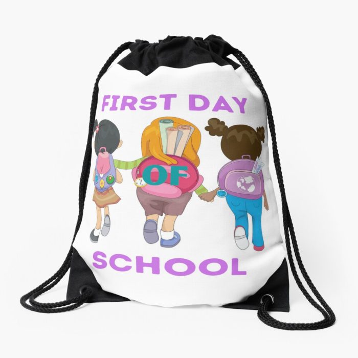 Funny First Day Of School Drawstring Bag DSB165