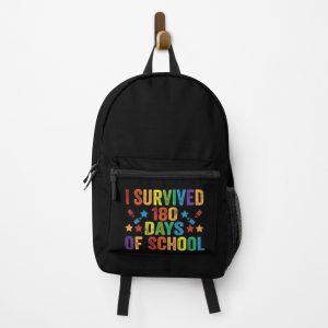 Funny Last Day Of School I Survived 180 Days Of School Backpack PBP140