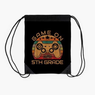 Game On 5Th Grade First Day Gamer Gift Back To School Drawstring Bag DSB312 2 Game On 5Th Grade First Day Gamer Gift Back To School Drawstring Bag DSB312 2