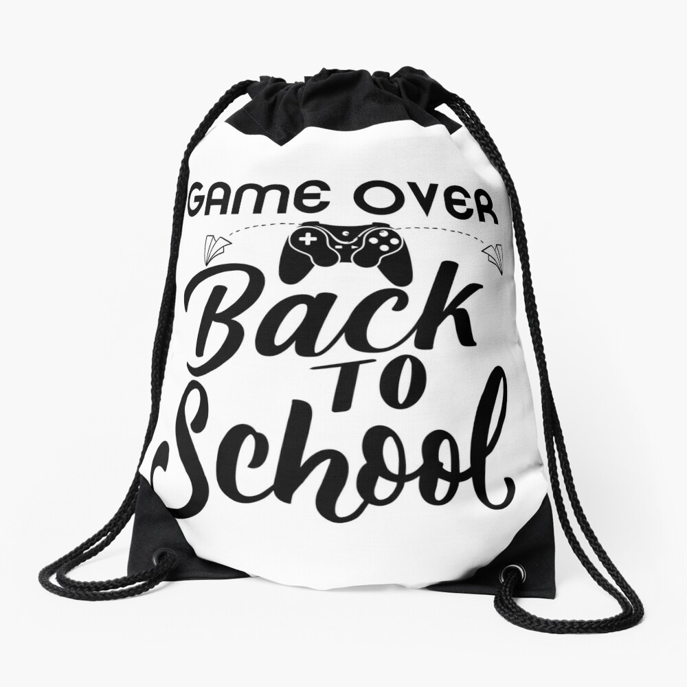 Game Over Back To School Drawstring Bag DSB746