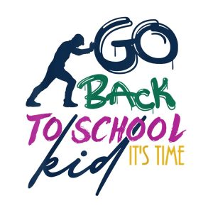 Go Back To School Kid It S Time Back To School Day Quote Drawstring Bag DSB114 1