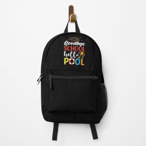 Goodbye School Hello Pool Summer Break Last Day Of School Backpack PBP271