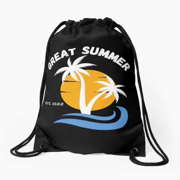 Great Summer Summer Est 2023 Drawstring Bag DSB1415