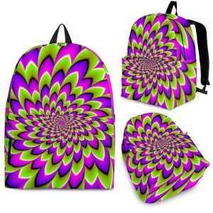 Green Expansion Moving Optical Illusion Back To School Backpack BP213