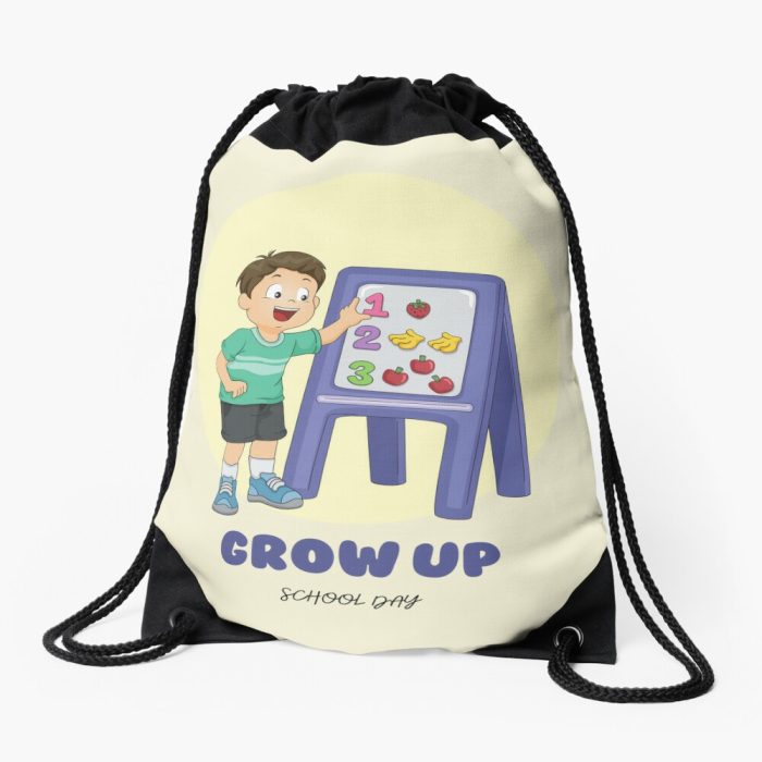 Grow Up School Day Drawstring Bag DSB1388