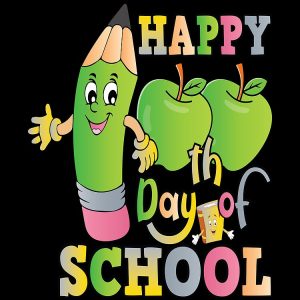 Happy 100 Days Of School Drawstring Bag DSB1474 1